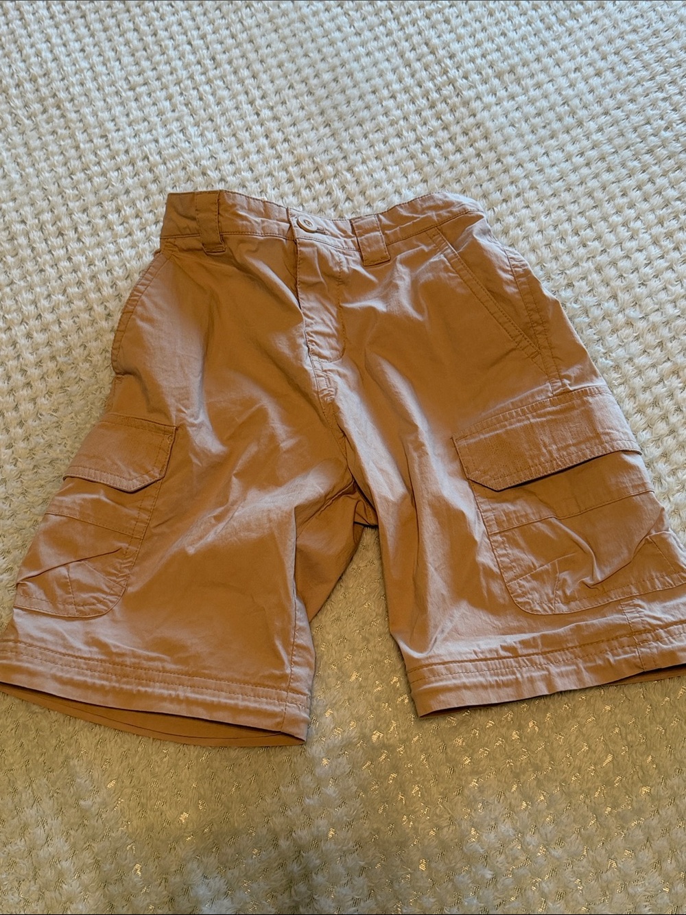 Kids Cargo Shorts in Light Brown – Classic Casual Fit